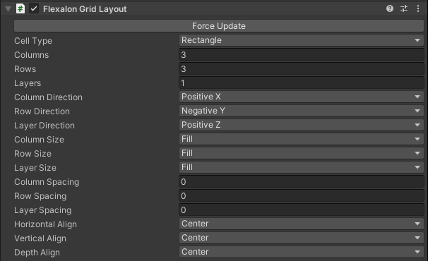 Grid layout options