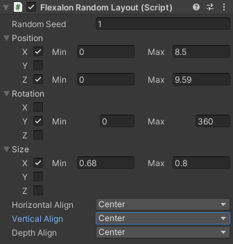 Random layout options