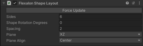 Shape Layout Options